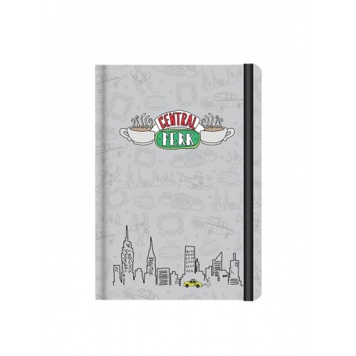 Blue Sky Studios Friends A5 Casebound Notebook - Icons GREY FS147270 5060718147270