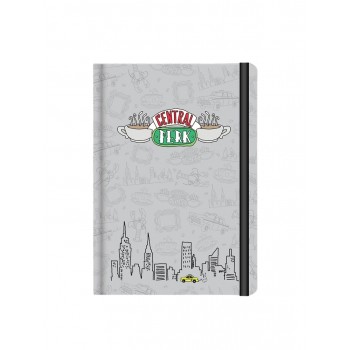Blue Sky Studios Friends A5 Casebound Notebook - Icons GREY FS147270 5060718147270