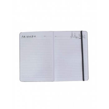 Blue Sky Studios Friends A5 Casebound Notebook - Icons GREY FS147270 5060718147270