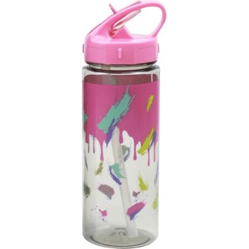 Diakakis imports Παγουρι 500Ml Πλαστικο Mε Καλαμακι 6,5X21,5 - 1 Τμχ 000584546 5205698548352