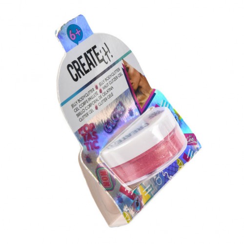 create it Highlighter Σώματος Gel Γκλίτερ Ροζ 84191Β 8712916099734
