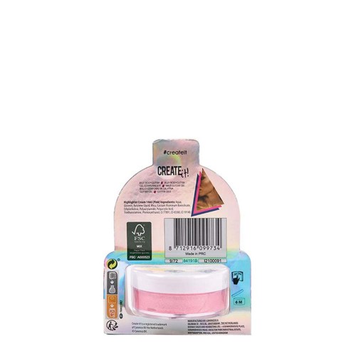 create it Jelly Highlighter Body Glitter Pink 84191Β 8712916099734