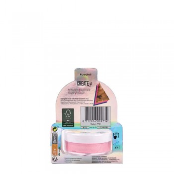 create it Highlighter Σώματος Gel Γκλίτερ Ροζ 84191Β 8712916099734