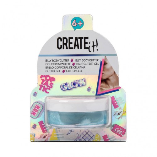 create it Jelly Highlighter Body Glitter Blue 84191C 8712916099741
