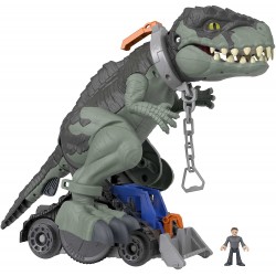 Mattel Imaginext Jurassic World Mega Stomp And Rumble Giga Dino, 16-Inch Tall Dinosaur Toy With Lights, Sounds GWT22 88796194653