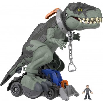 Mattel Imaginext Jurassic World Mega Stomp And Rumble Giga Dino, 16-Inch Tall Dinosaur Toy With Lights, Sounds GWT22 88796194653