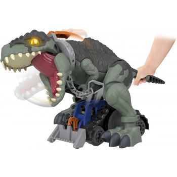 Mattel Imaginext Jurassic World Mega Stomp And Rumble Giga Dino, 16-Inch Tall Dinosaur Toy With Lights, Sounds GWT22 88796194653