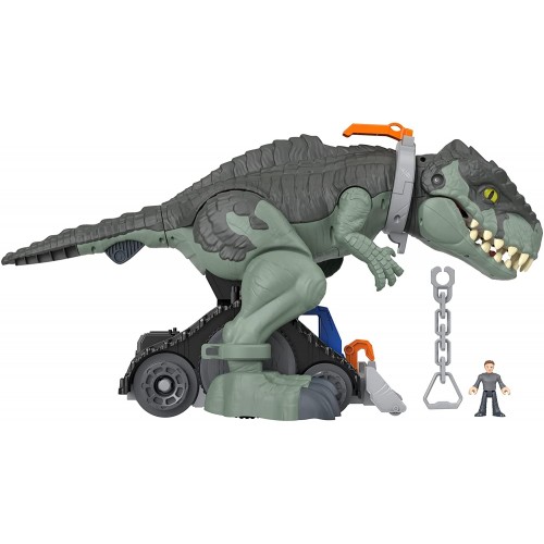 Mattel Imaginext Jurassic World Mega Stomp And Rumble Giga Dino, 16-Inch Tall Dinosaur Toy With Lights, Sounds GWT22 88796194653