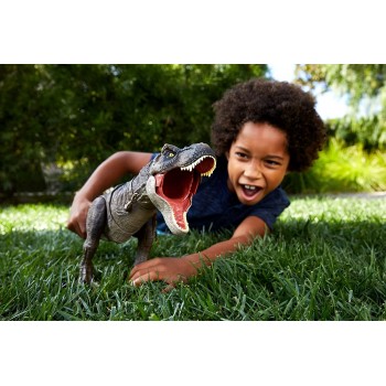 Mattel Jurassic World: Dominion Thrash N Devour Tyrannosaurus Rex Dinosaur Action Figure 21 In Long With Sound HDY55 19473503540