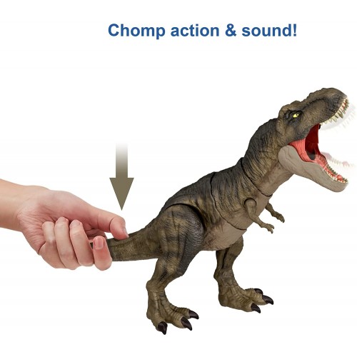 Mattel Jurassic World: Dominion Thrash N Devour Tyrannosaurus Rex Που Χτυπά Και Καταβροχθίζει HDY55 194735035403