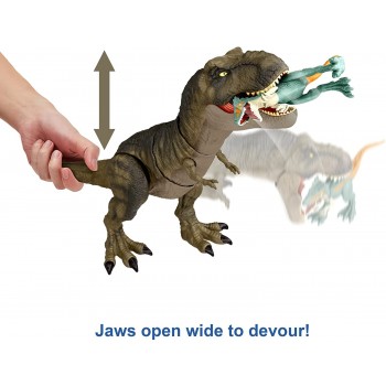 Mattel Jurassic World: Dominion Thrash N Devour Tyrannosaurus Rex Που Χτυπά Και Καταβροχθίζει HDY55 194735035403