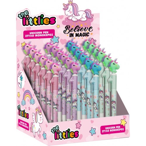 Diakakis imports Pen with Spin Unicorn The Littlies 000646879 5205698568084