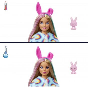 Mattel Barbie Cutie Reveal Doll With Bunny Plush Costume And 10 Surprises Including Mini Pet And Color Change HHG19 194735071616