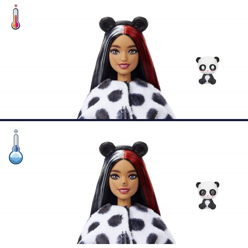Mattel Barbie Cutie Reveal Doll With Panda Plush Costume And 10 Surprises Including Mini Pet And Color Change HHG22 194735071609