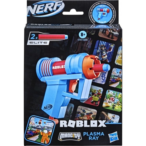 Hasbro Nerf Microshots Roblox Blasters Mad City Plasma Ray F2490 / F2497 5010993877959