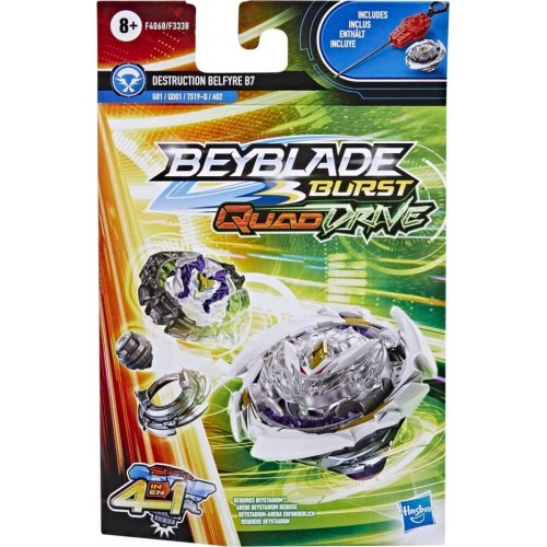 Hasbro Beyblade Burst Quaddrive Destruction Belfyre B7 Spinning Top Starter Pack F3338 / F4068 5010993936700
