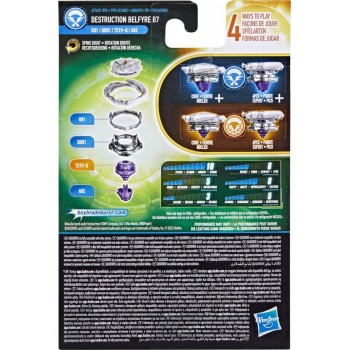 Hasbro Beyblade Burst Quaddrive Destruction Belfyre B7 Spinning Top Starter Pack F3338 / F4068 5010993936700