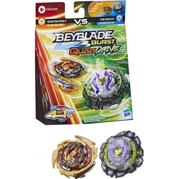 Hasbro Beyblade Burst Quad Drive Dual Pack Stone Nemesis N7 Dstr Ifritor I7 F3337 / F3962 5010993936601