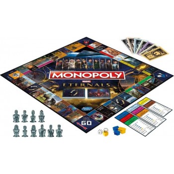 Hasbro Monopoly Marvel Studios Eternals Edition Board Game For Fans F1659 5010993811021