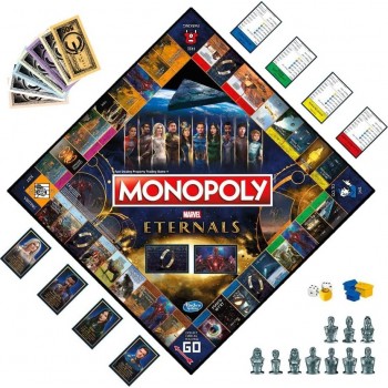 Hasbro Monopoly Marvel Studios Eternals Edition Board Game For Fans F1659 5010993811021