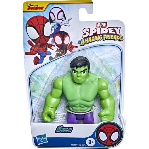 Hasbro Marvel Spidey And His Amazing Friends Hulk Hero Figure Toy, 4-Inch Scale Action Figure For Kids Ages 3 And Up F1462 / F39
