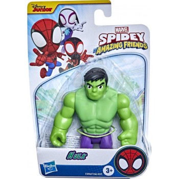 Hasbro Marvel Spidey And His Amazing Friends Hulk Hero Figure Toy, 4-Inch Scale Action Figure For Kids Ages 3 And Up F1462 / F39