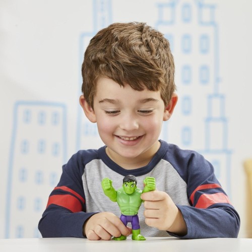 Hasbro Marvel Spidey And His Amazing Friends Hulk Hero Figure Toy, 4-Inch Scale Action Figure For Kids Ages 3 And Up F1462 / F39