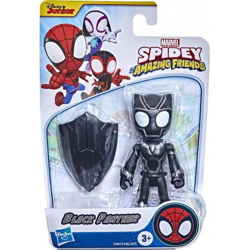 Hasbro Marvel Spidey And His Amazing Friends Black Panther Hero Figure Toy, Action Figure And 1 Accessory, Kids Ages 3 And Up F1