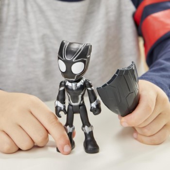 Hasbro Marvel Spidey And His Amazing Friends Black Panther Hero Figure Toy, Action Figure And 1 Accessory, Kids Ages 3 And Up F1