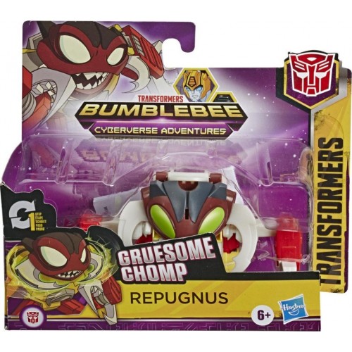 Hasbro Transformers Bumblebee Cyberverse Adventures Action Attackers: 1-Step Changer Repugnus Figure E3522 / E7073 5010993893102