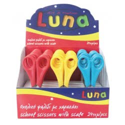 LUNA OFFICE Ψαλιδάκι 13.5Cm Παιδικό 2 Χρώματα Bnlister Sun 0601587 5205698046681