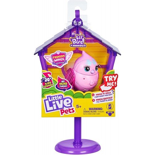 Giochi Preziosi Little Live Pets S3 Σπίτι Με Πουλάκι - 1 Τμχ LPB13000 8056379132400