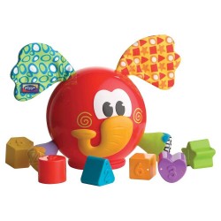 Playgro Εκπαιδευτικός Ελεφαντούλης Με 6 Σχήματα 0180262 9321104802620
