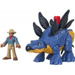 Mattel Imaginext Jurassic World Dominion Stegosaurus Dinosaur And Dr. Alan Grant, 3-Piece Poseable Figure GVV65 / GVV64 88796193