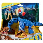 Mattel Imaginext Jurassic World Dominion Stegosaurus Dinosaur And Dr. Alan Grant, 3-Piece Poseable Figure GVV65 / GVV64 88796193