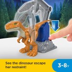 Mattel Imaginext Jurassic World Dominion Atrociraptor Tiger Dinosaur Toy With Removable Trap GVV67 / GVV95 887961933666