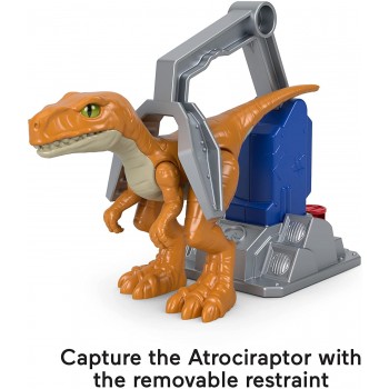 Mattel Imaginext Jurassic World Dominion Atrociraptor Tiger Dinosaur Toy With Removable Trap GVV67 / GVV95 887961933666