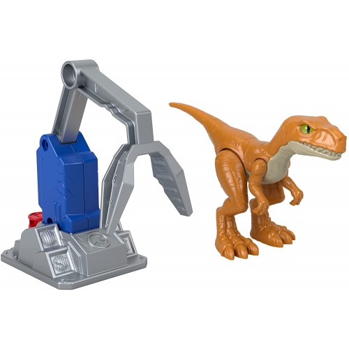 Mattel Imaginext Jurassic World Dominion Atrociraptor Tiger Dinosaur Toy With Removable Trap GVV67 / GVV95 887961933666