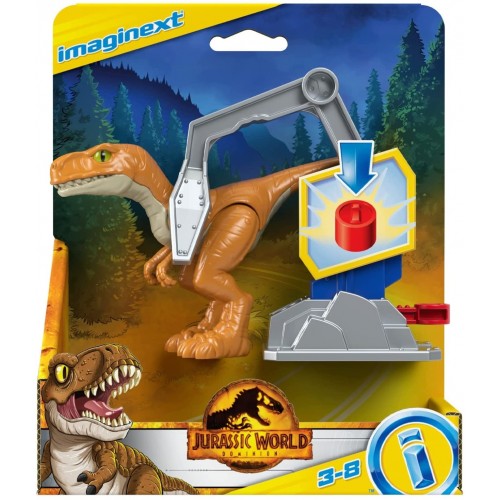 Mattel Imaginext Jurassic World Dominion Atrociraptor Tiger Δεινοσαυρος Με Φιμωτρο GVV67 / GVV95 887961933666