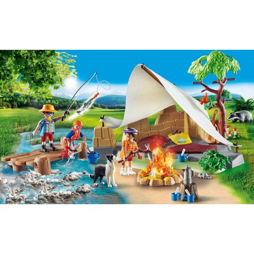 Playmobil Family Fun Κατασκήνωση Στην Εξοχή 70743 4008789707437