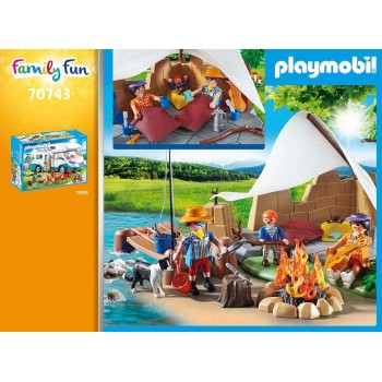 Playmobil Family Fun Κατασκήνωση Στην Εξοχή 70743 4008789707437