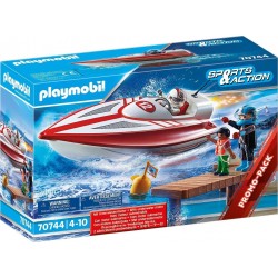 Playmobil Speed Boot With Underwater Motor, Floating, 4 Years And Above 70744 4008789707444