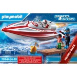 Playmobil Speed Boot With Underwater Motor, Floating, 4 Years And Above 70744 4008789707444