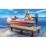 Playmobil Speed Boot With Underwater Motor, Floating, 4 Years And Above 70744 4008789707444