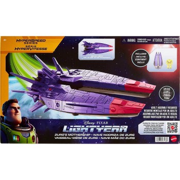 Mattel Disney Pixar- Lightyear Flight Scale Xl Zurg Ship HHM23 194735071630