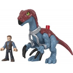 Mattel Imaginext Jurassic World Dominion Therizinosaurus Dinosaur And Owen Figure Set GVV65 / GVV63 887961933499