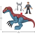 Mattel Imaginext Jurassic World: Dominion Therizinosaurus Dinosaur & Owen Figure Set GVV65 / GVV63 887961933499