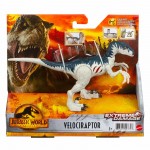 Mattel Jurassic World Dominion Extreme Damage Velociraptor Dinosaur Action Figure GWN13 / GWN14 887961943757
