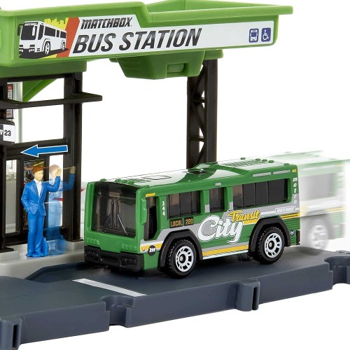 Mattel Action Drivers Bus Station Σταθμός Λεωφορείων HJT89 / HDL08 194735025923