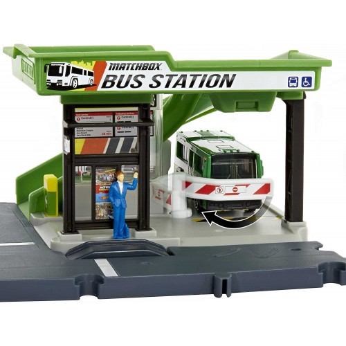 Mattel Action Drivers Bus Station Σταθμός Λεωφορείων HJT89 / HDL08 194735025923